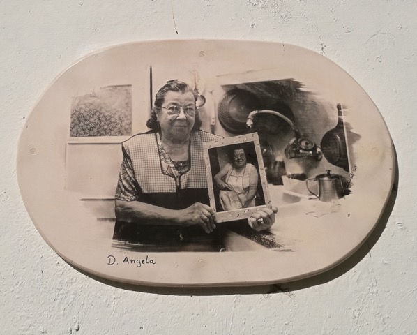 From the series Alma de Alfama (the soul of Alfama) by Camilla Watson, mounted on plaques throughout Alfama. Photo by Karethe Linaae 